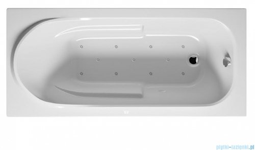Riho Columbia wanna prostokątna 140x70cm z hydromasażem Air lewa B004003005
