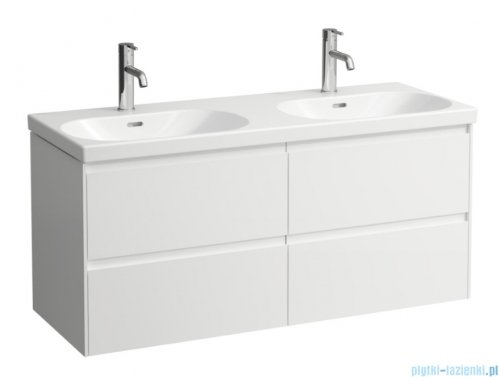 Laufen Lani szafka pod umywalkę 118x44cm biały połysk H4035741122611