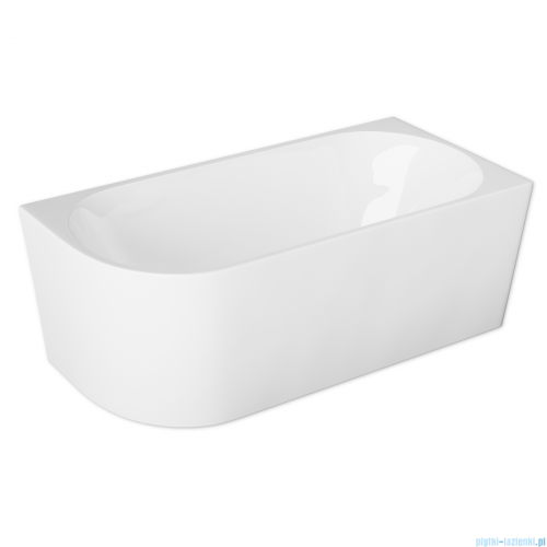 The North Bath Calia wanna wolnostojąca przyścienna prawa 150x75cm + syfon Klik-klak 6845-1501R