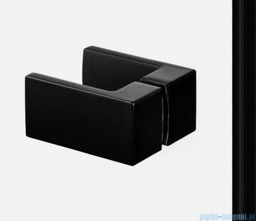 New Trendy Avexa Black kabina prostokątna 100x80x200 cm przejrzyste lewa EXK-1586
