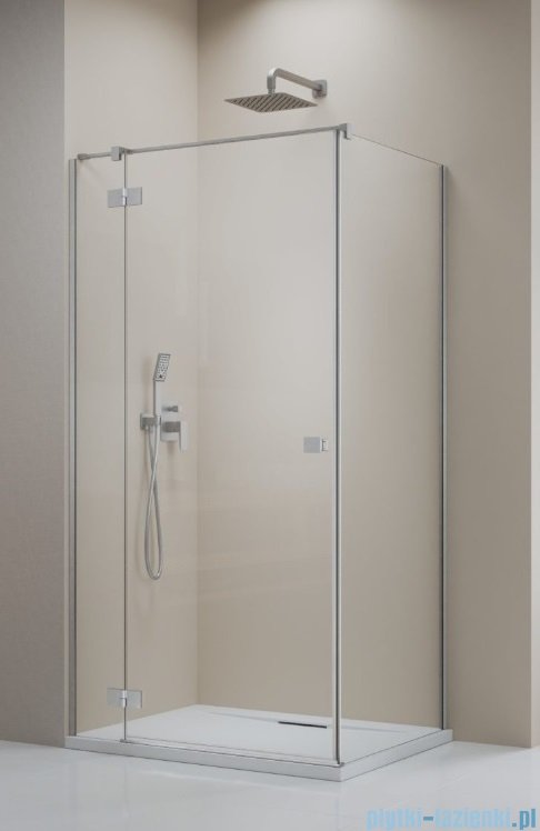Radaway Essenza 8 Brushed Nickel Kdj kabina 120x120cm lewa szczotkowany nikiel 10480812-01-01L/10470337-91-01L/10113120-01-01