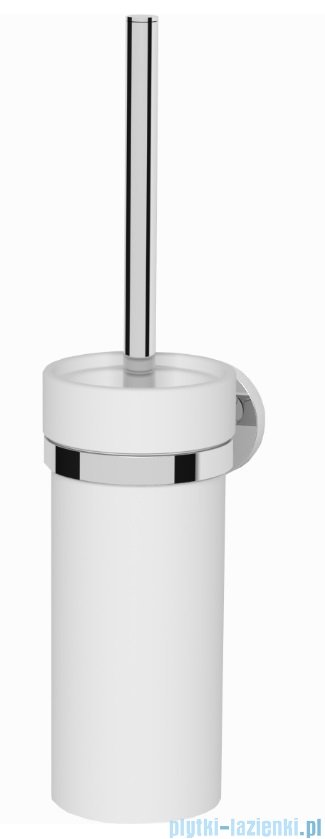Oltens Gulfoss szczotka do WC wisząca z uchwytem biała ceramika/chrom 82101000