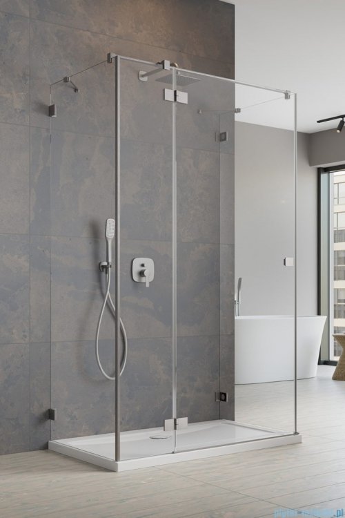Radaway Essenza Pro Brushed Nickel Kdj+S kabina 70x90x70cm lewa szczotkowany nikiel 10097390-91-01L/10098070-01-01/10098070-01-01