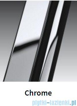 Novellini Drzwi prysznicowe harmonijkowe LUNES S 60 cm szkło przejrzyste profil chrom LUNESS60-1K
