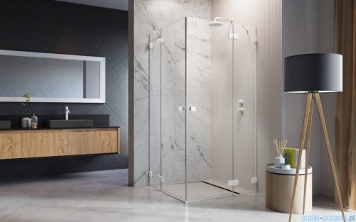 Radaway Essenza Pro White Kdd kabina 80x90cm przejrzyste 10096080-04-01L/10096090-04-01R