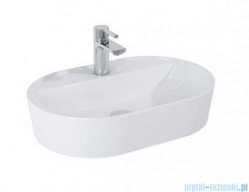 Elita Babette umywalka nablatowa ceramiczna 62x41cm anthracite matt 145104