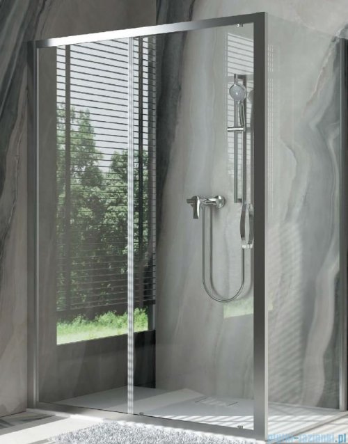 Vitalle GARDA drzwi przesuwne ze stałym segmentem 140 cm CU0404069322