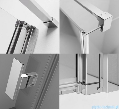 Radaway Nes 8 Kdj II kabina 120x90cm prawa przejrzyste 10086120-01-01R/10089090-01-01