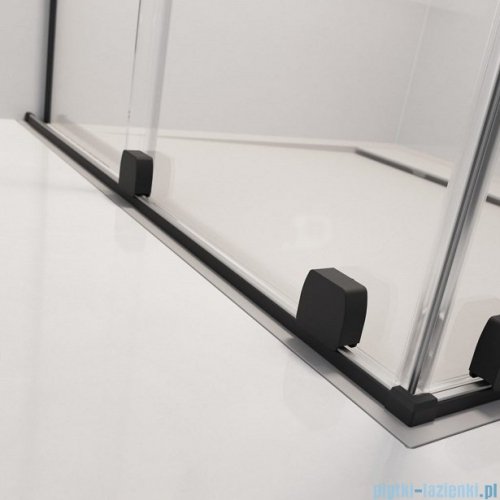 Radaway Furo Black DWD drzwi prysznicowe 160cm szkło przejrzyste 10108438-54-01/10111392-01-01