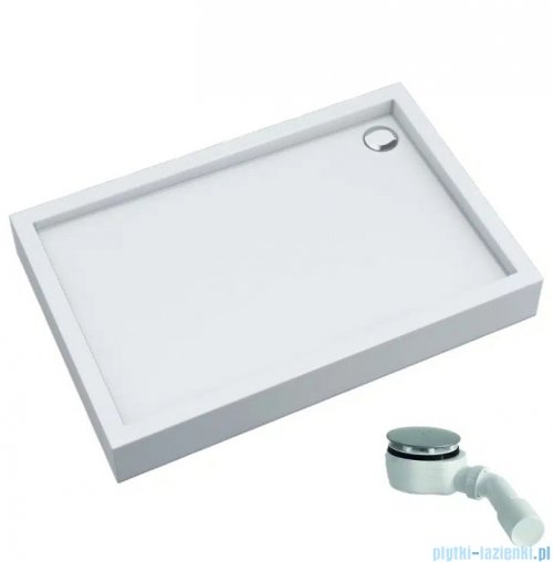 Schedpol Schedline Favory Plus brodzik prostokątny 100x90x16cm Biały 3ST.F1P-90100