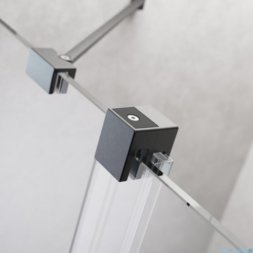 Radaway Furo Kdj Brushed GunMetal kabina 160x90cm prawa szczotkowany grafit 10104822-92-01R/10110780-01-01/10113090-01-01