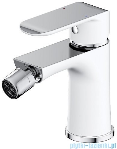 Omnires Sacramento bateria bidetowa chrom/biały SC2320CRB