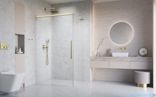 Radaway Idea 8 QL XL Kdj Brushed Gold kabina 120x80cm lewa szczotkowane złoto 10560617-99-01L/10570572-01-01/10580080-01-01R