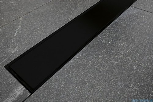 Besco Nero Duo czarny odpływ liniowy 2w1 70x6cm OL-70-VN