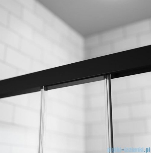 Radaway Idea Black Kdd kabina 90x75cm czarny mat/szkło przejrzyste 387060-54-01L/387066-54-01R