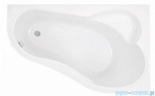 Poolspa Wanna asymetryczna LEDA 150x100 prawa + stelaż PWAE410ZS000000