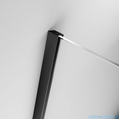 Radaway Furo Black DWJ drzwi prysznicowe 160cm lewe szkło przejrzyste 10107822-54-01L/10110780-01-01