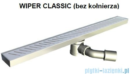 Wiper Odpływ liniowy Classic Pure 60cm bez kołnierza poler PU600PCS100