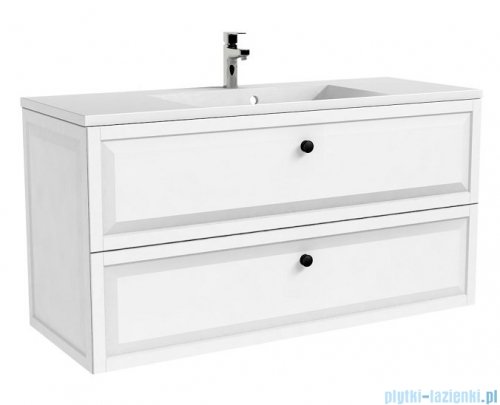 Oristo Montebianco szafka z blatem 120x60x46 biały mat OR47-SD2S-120-2/OR00-BU-120-2