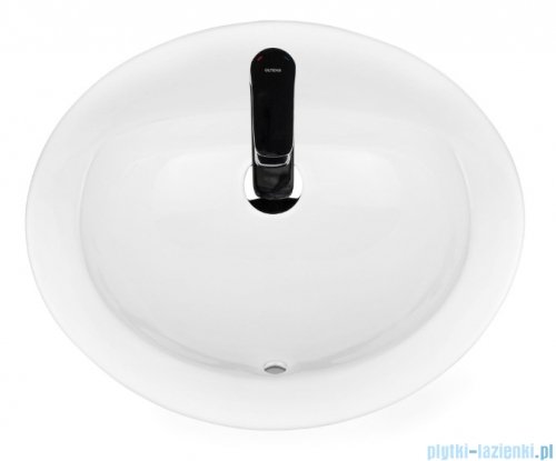 Oltens Kjos umywalka 52x46 cm wpuszczana w blat z powłoką SmartClean 41700000