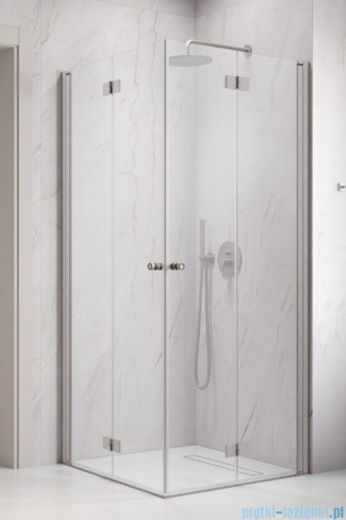 Radaway Nes Kdd B Brushed Nickel kabina 100x90cm szczotkowany nikiel 10024100-91-01L/10024090-91-01R