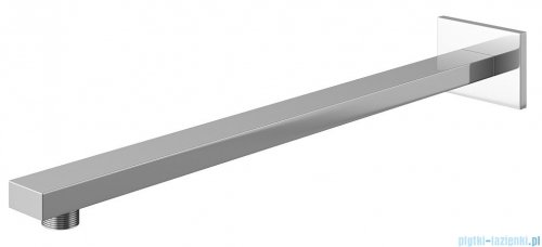 Kohlman Saxo zestaw prysznicowy z deszczownicą kwadratową 30x30 cm chrom QW220SQ30