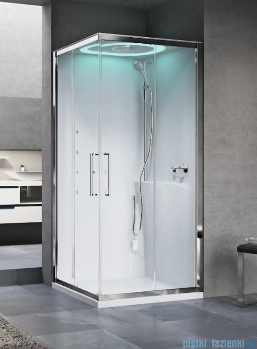 Novellini Eon kabina prostokątna z hydromasażem 100x80 prawa EONA109DT1F-1AK