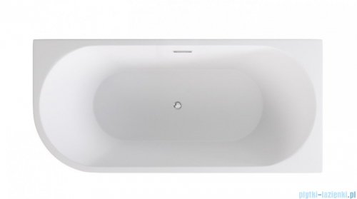 Besco Zoya 150x75cm wanna asymetryczna z obudową prawa + syfon #WAS-150-ZP