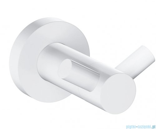 Omnires Modern Project haczyk podwójny biały mat MP60120WM