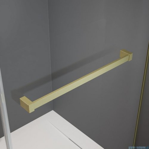 Radaway Idea Kdj Brushed Gold kabina 140x90cm prawa szczotkowane złoto 387044-99-01R/387050-99-01L