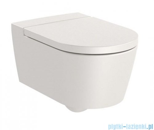 Roca Inspira Round Rimless miska wc podwieszana beżowa A346527650