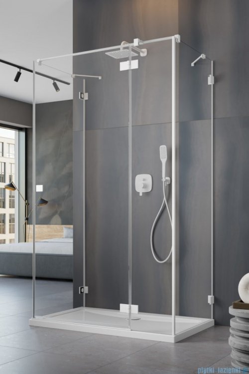 Radaway Essenza Pro White Kdj+S kabina 100x90x100cm prawa biały mat/szkło przejrzyste 10097390-04-01R/10098100-01-01/10098100-01-01