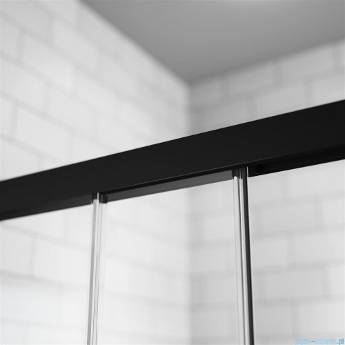 Radaway Idea 8 QL XL Black Kdj kabina 100x100cm lewa czarny mat/szkło przejrzyste 10560517-54-01L/10570472-01-01/10580100-01-01R