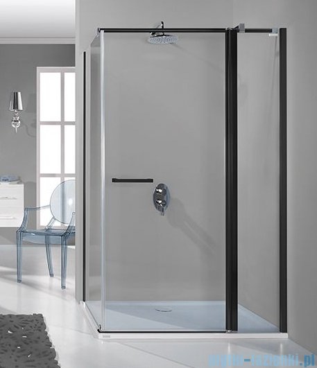 Sanplast Prestige III KNDJ2/PRIII kabina prostokątna 80x100x198 cm czarny matowy 600-073-0260-59-401