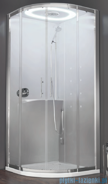 Novellini Eon R90 standard kabina półokrągła 90x90 EONR99T-1AK