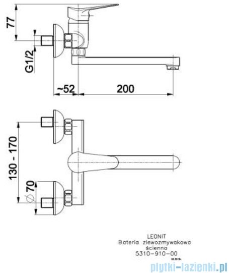 KFA Leonit bateria zlewozmywakowa, kolor chrom 5310-910-00