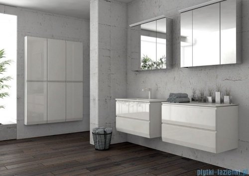 Oristo Brylant szafka podumywalkowa wisząca 80x25x45 oliwkowy mat OR36-SD1S-80-17