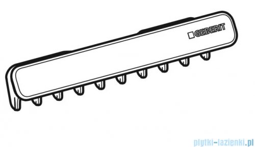 Geberit One CleanDrain Umywalka prostokątna z otworem na baterię 119x48cm KeraTect 505.017.00.1