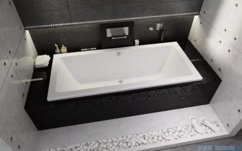 Riho Lusso wanna prostokąta 190x80cm z hydromasażem Air lewa B015003005