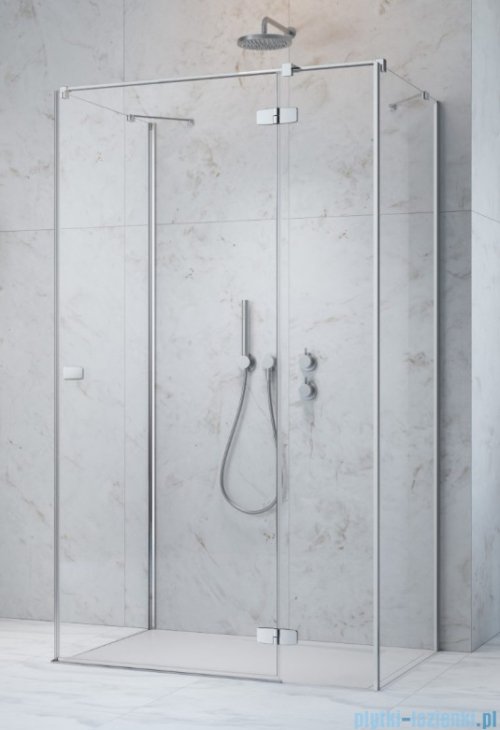 Radaway Fuenta Kdj+S kabina 75x110x75cm prawa chrom połysk szkło przejrzyste 1384049-01-01/1384023-01-01R/1384049-01-01