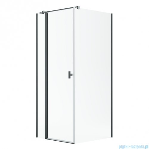 Radaway Nes Kdj II Brushed GunMetal kabina 100x90cm lewa szczotkowany grafit 10032100-92-01L/10039090-01-01