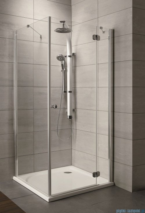 Radaway Torrenta Kdj kabina 120x80 prawa szkło przejrzyste + Brodzik Doros D + syfon