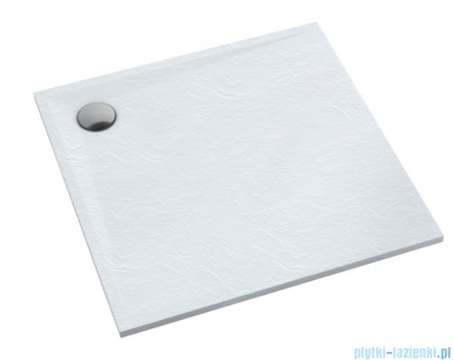 Schedpol Schedline  Libra White Stone brodzik kwadratowy 80x80x3cm 3SP.L1K-8080/B/ST