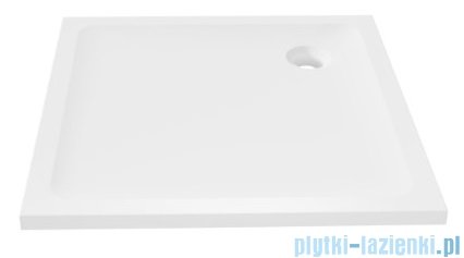 New Trendy Mild Brodzik akrylowy kwadratowy 100x100x4,5 cm biały B-0627