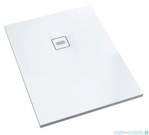 Schedpol Schedline Protos Smooth White  brodzik półokrągły 120x90x3,5cm 3SP.P1P-90120-M1