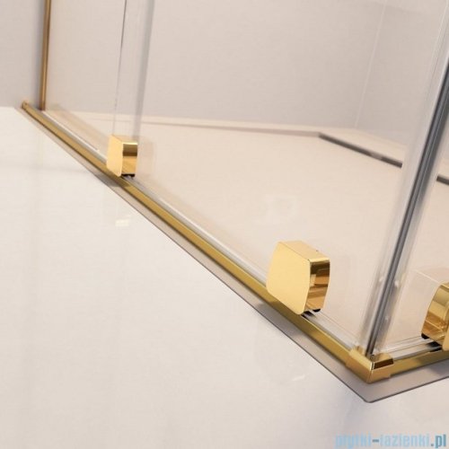 Radaway Furo Gold Walk-in kabina 160x200cm lewa szkło przejrzyste 10106838-09-01L/10110794-01-01