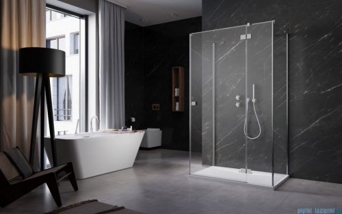 Radaway Essenza Kdj+S kabina 75x110x75cm prawa szkło przejrzyste 1384049-01-01/1385023-01-01R/1384049-01-01