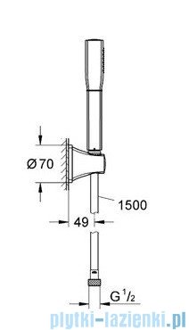 Grohe Grandera™ Stick zestaw punktowy chrom 27993000