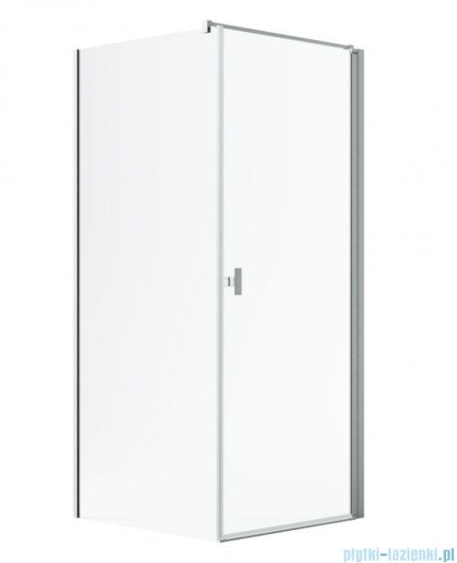Radaway Nes Kdj I Brushed Nickel kabina 80x100cm prawa szczotkowany nikiel 10022080-91-01R/10039100-01-01