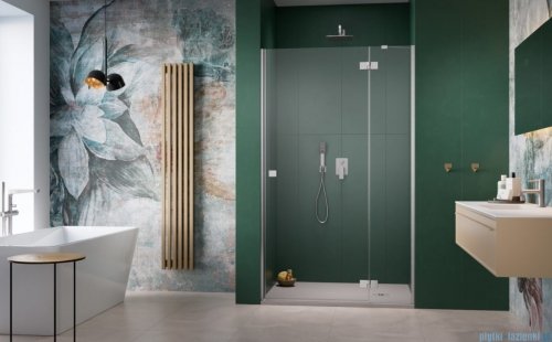 Radaway Essenza Brushed Nickel Dwj drzwi wnękowe 100cm prawe szczotkowany nikiel/szkło przejrzyste 1385014-91-01R